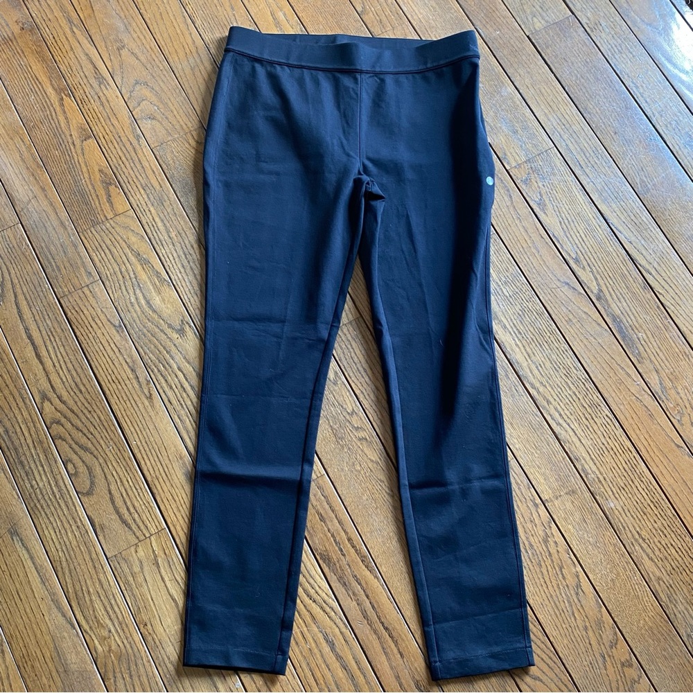 Eddie Bauer passenger ponte skinn pants black nwt size 16 tall